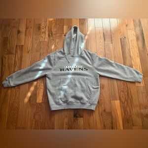 NFL Gray Ravens Pullover Hoodie - Marlon Humphrey #44